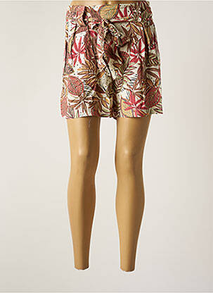 Short taille élastique marron GARCIA femme
