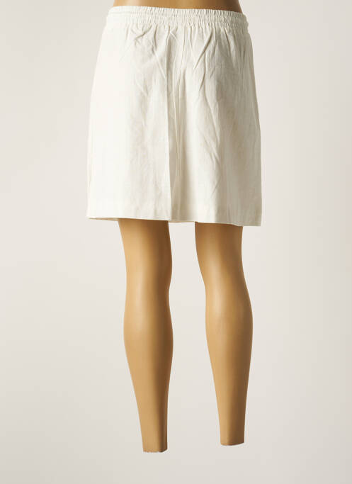 Jupe courte blanc LILI SIDONIO pour femme