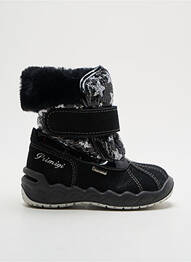 Bottines/boots tissage satiné bout rond noir PRIMIGI fille