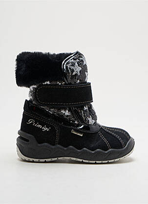 Bottines/boots tissage satiné bout rond noir PRIMIGI fille