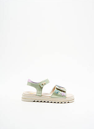 Sandales/Nu pieds vert STONES AND BONES pour fille