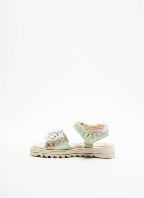 Sandales/Nu pieds vert STONES AND BONES pour fille