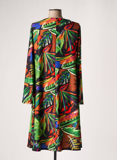 Robe mi-longue vert AN II VITO pour femme