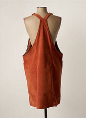 Robe mi-longue orange TRANQUILLO pour femme seconde vue