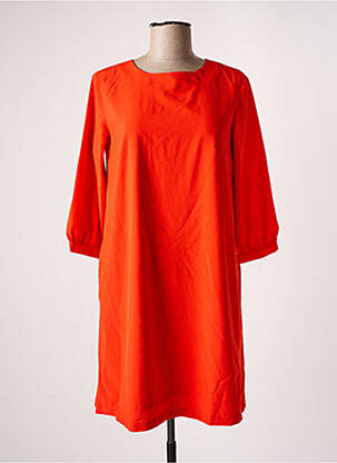 Robe courte orange MAISON ALBA pour femme