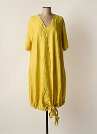Robe mi-longue manches courtes manches courtes vert GERSHON BRAM femme