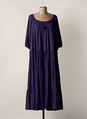 Robe longue violet INDIES pour femme