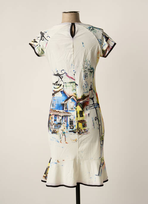 Robe mi-longue beige ETOILE DU MONDE pour femme