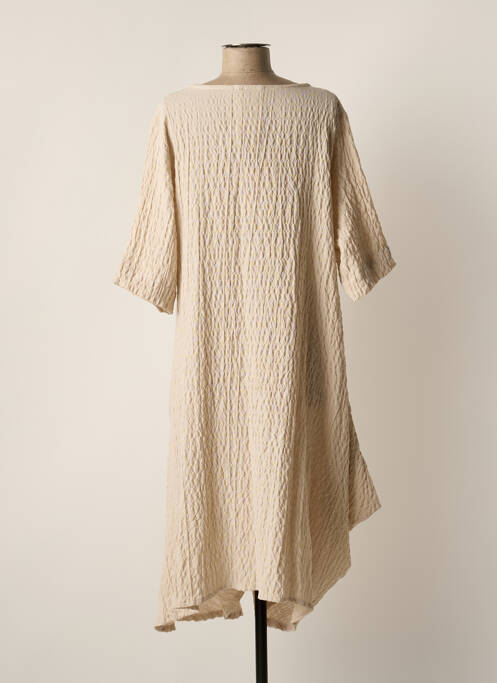 Robe mi-longue beige GERSHON BRAM femme