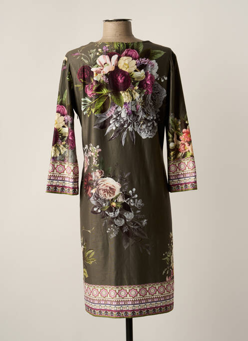 Robe mi-longue vert MALVIN pour femme