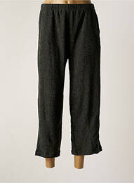 Pantalon 7/8 stretch taille normale vert GERSHON BRAM femme