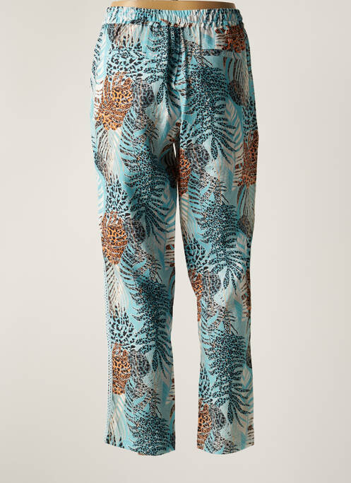 Pantalon droit bleu MALVIN pour femme