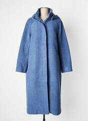 Manteau long bleu ZILCH pour femme seconde vue