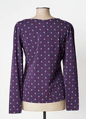 T-shirt violet BLUTSGESCHWISTER pour femme seconde vue