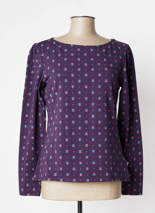 T-shirt violet BLUTSGESCHWISTER pour femme