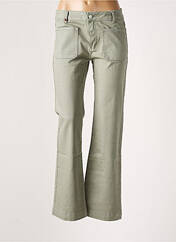 Jeans bootcut vert F.A.M. pour femme seconde vue