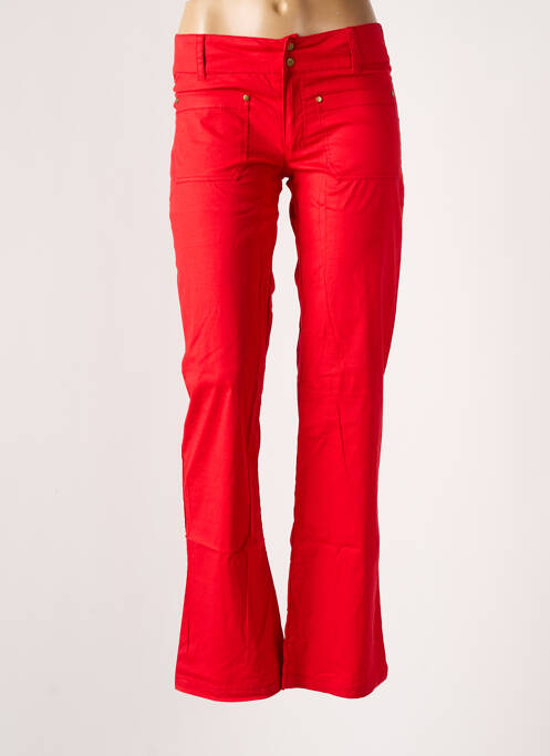 Pantalon slim rouge PRINCESSE NOMADE pour femme