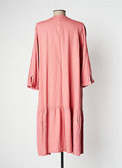Robe mi-longue rose CISO pour femme seconde vue