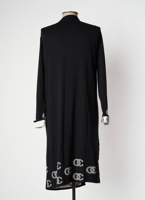 Gilet manches longues noir SOPHIA CURVY pour femme