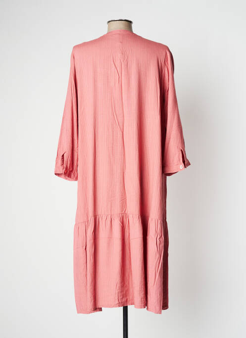 Robe mi-longue rose CISO pour femme