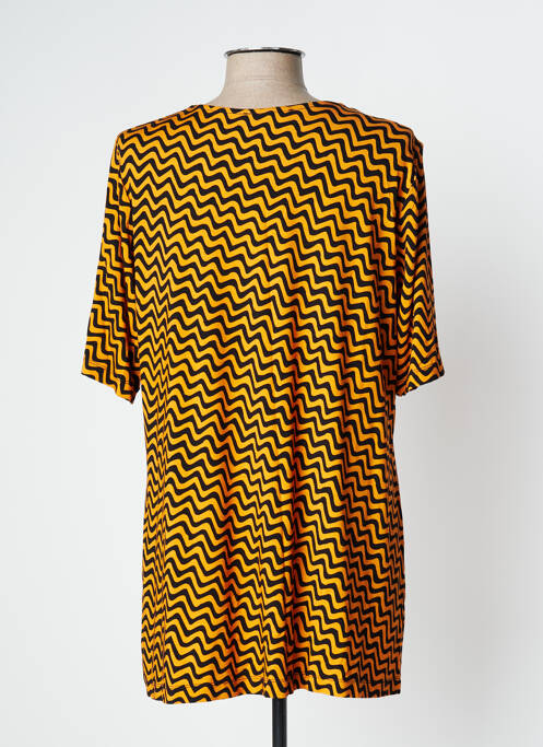 Tunique manches courtes orange SEMPRE PIU pour femme