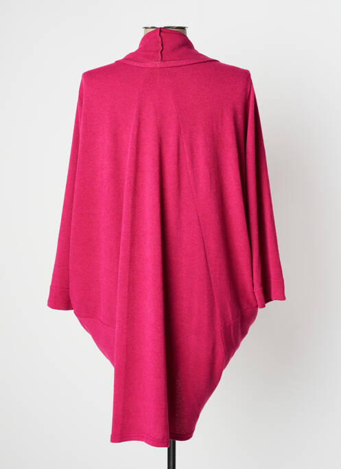Veste casual coupe droite rose FRANCK ANNA femme