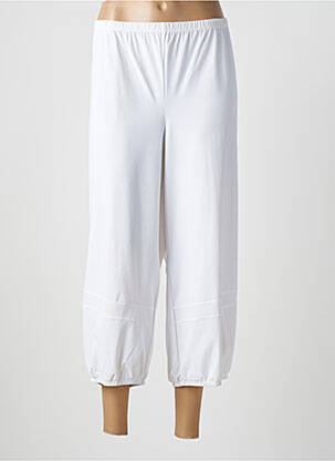 Pantacourt stretch taille normale blanc JEAN DELFIN femme
