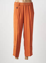 Pantalon 7/8 orange FRED SABATIER pour femme seconde vue