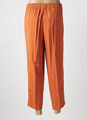 Pantalon 7/8 orange FRED SABATIER pour femme seconde vue