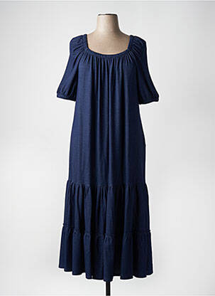 Robe longue bleu JEAN MARC PHILIPPE pour femme