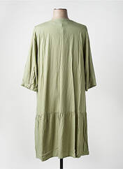 Robe mi-longue vert CISO pour femme seconde vue