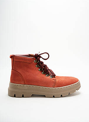 Bottines/Boots orange NATURAL WORLD pour femme
