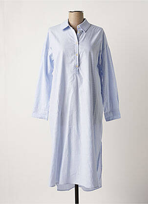Robe mi-longue bleu MUS & BOMBON femme