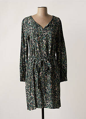 Robe mi-longue vert DIPLODOCUS femme