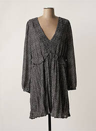 Robe mi-longue noir PEPE JEANS femme