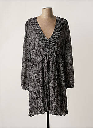 Robe mi-longue noir PEPE JEANS femme