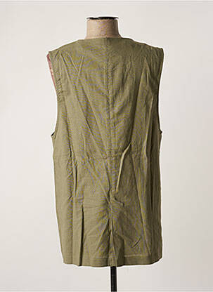 Gilet sans manche vert MUS & BOMBON femme