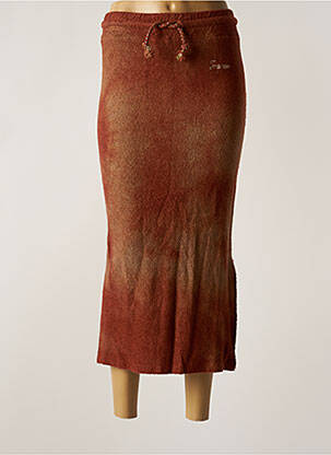 Jupe longue marron IMPREVU femme