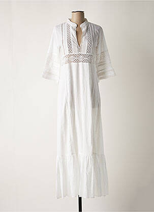 Robe longue blanc CHICOSOLEIL pour femme