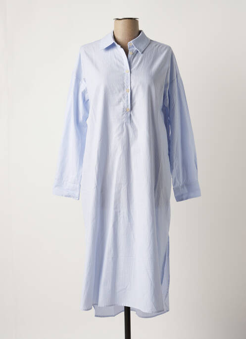 Robe mi-longue bleu MUS & BOMBON femme