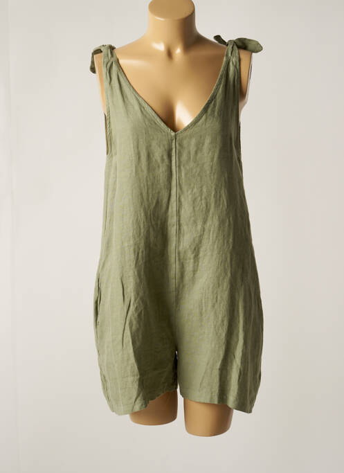 Combishort vert MUS & BOMBON pour femme