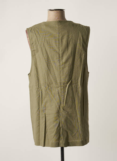 Gilet sans manche vert MUS & BOMBON femme