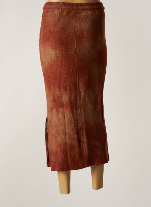 Jupe longue marron IMPREVU pour femme