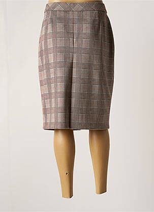 Jupe mi-longue beige MERI & ESCA femme