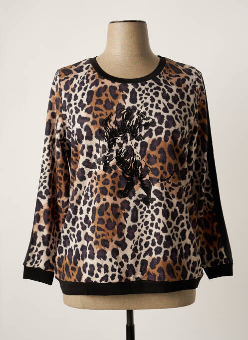 Sweat-shirt marron MERI & ESCA pour femme