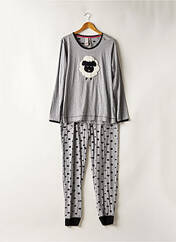 Pyjama gris REBELLE pour femme seconde vue
