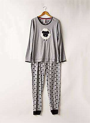 Pyjama gris REBELLE pour femme