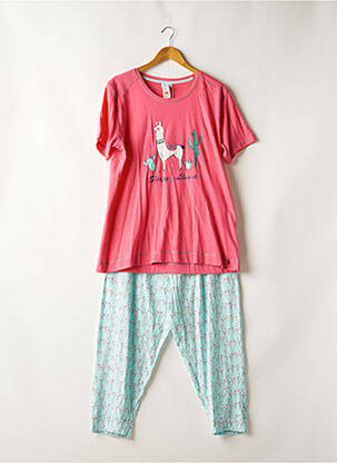 Pyjama rose REBELLE pour femme