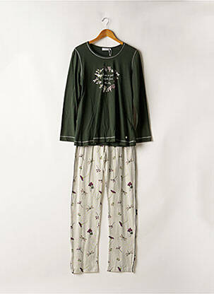 Pyjama vert PASTUNETTE pour femme