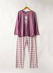 Pyjama violet PASTUNETTE pour femme seconde vue